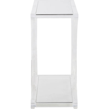 Sweeping Acrylic Console by Chelsea House in clear. Made from unique in a transitional style.