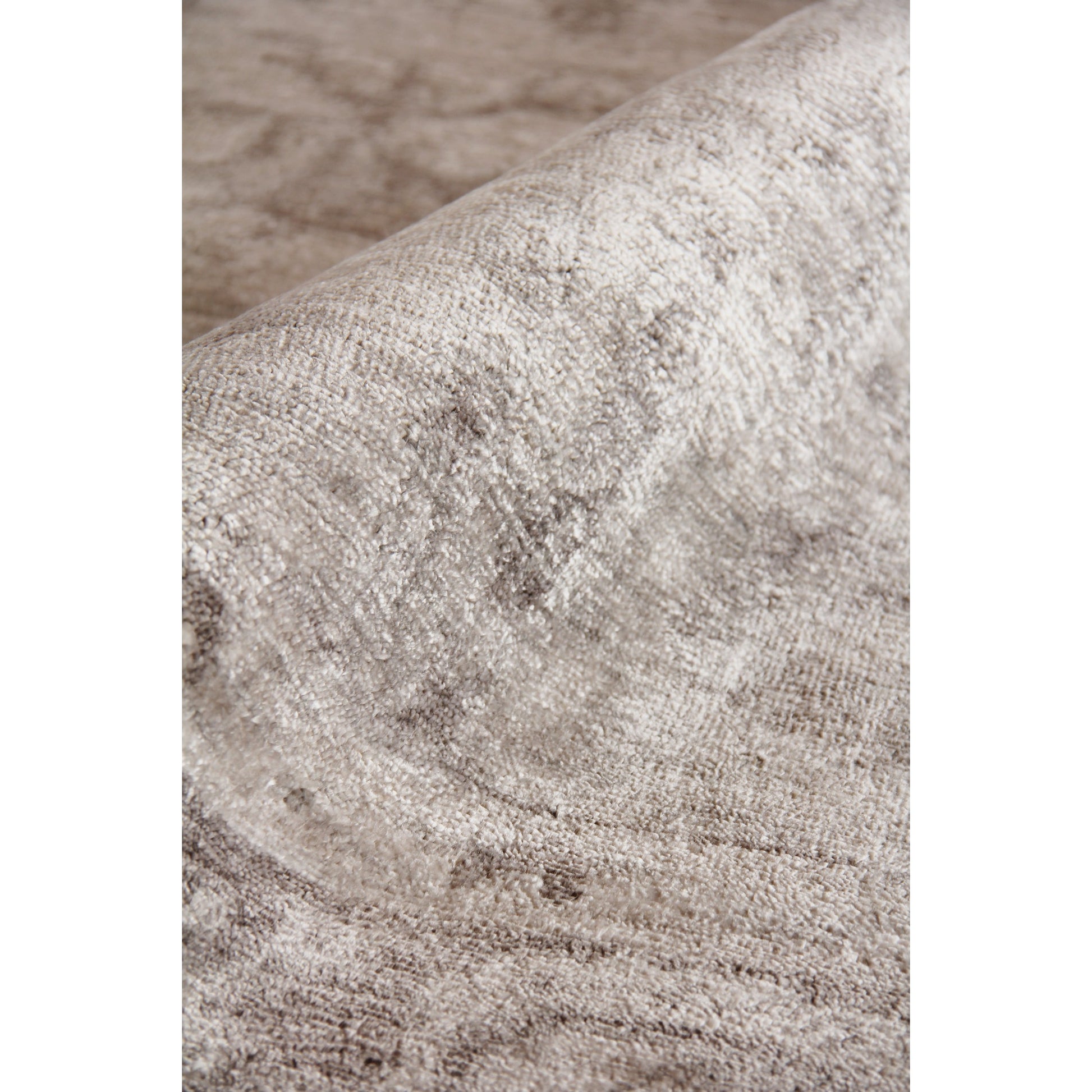 Antique'd Silk Rug by Exquisite Rugs. Made from bamboo silk in a unique style.