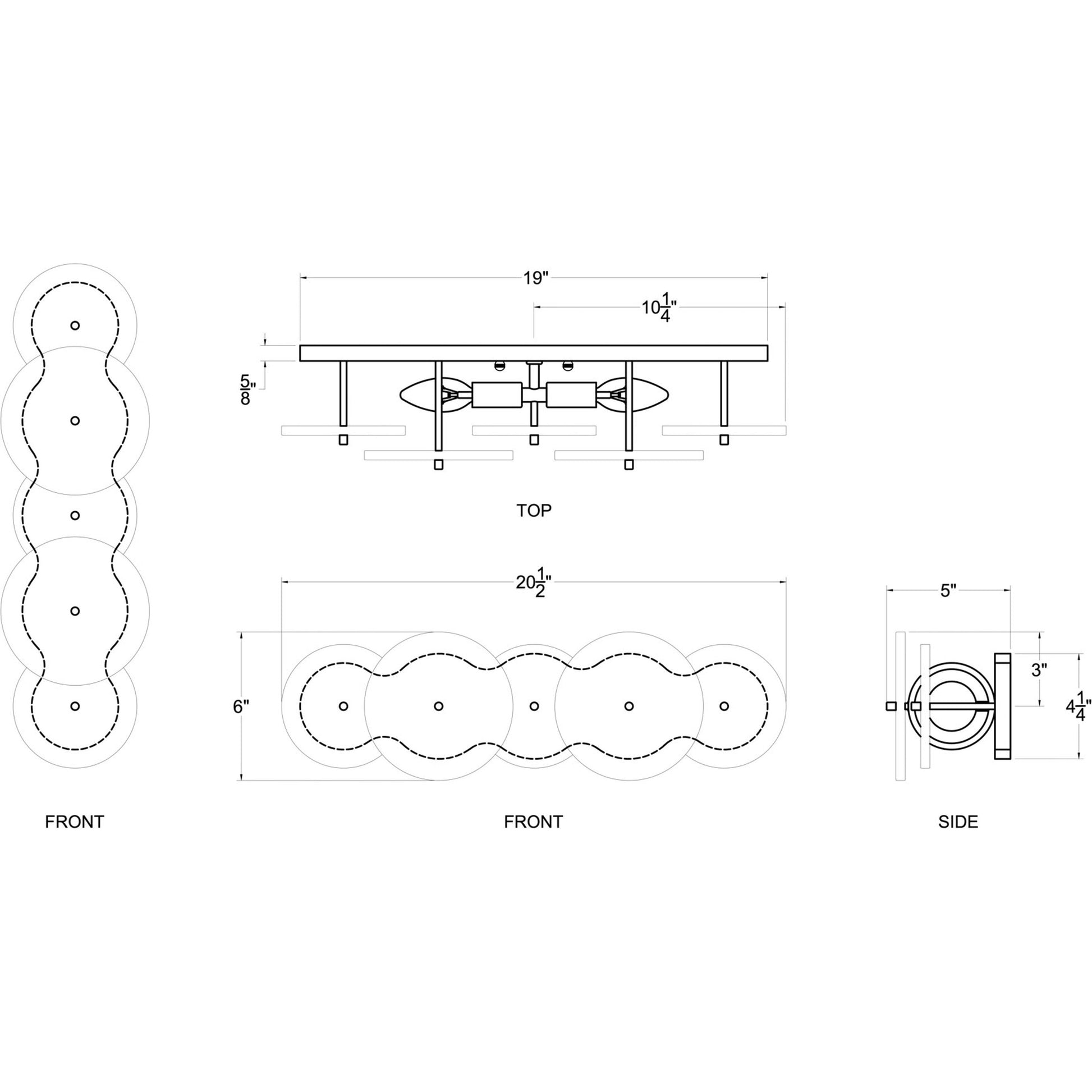Cosmos Bath Light by Varaluz. Made from unique in a modern style.