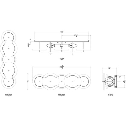Cosmos Bath Light by Varaluz. Made from unique in a modern style.