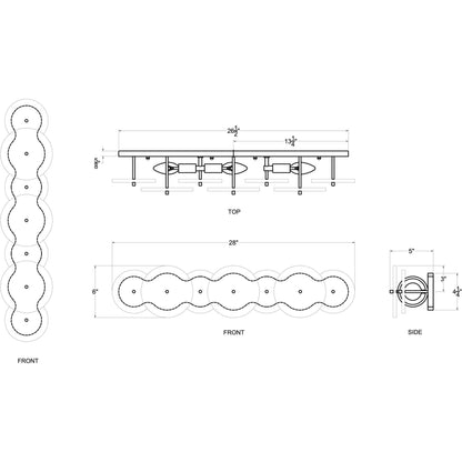 Cosmos Bath Light by Varaluz. Made from unique in a modern style.
