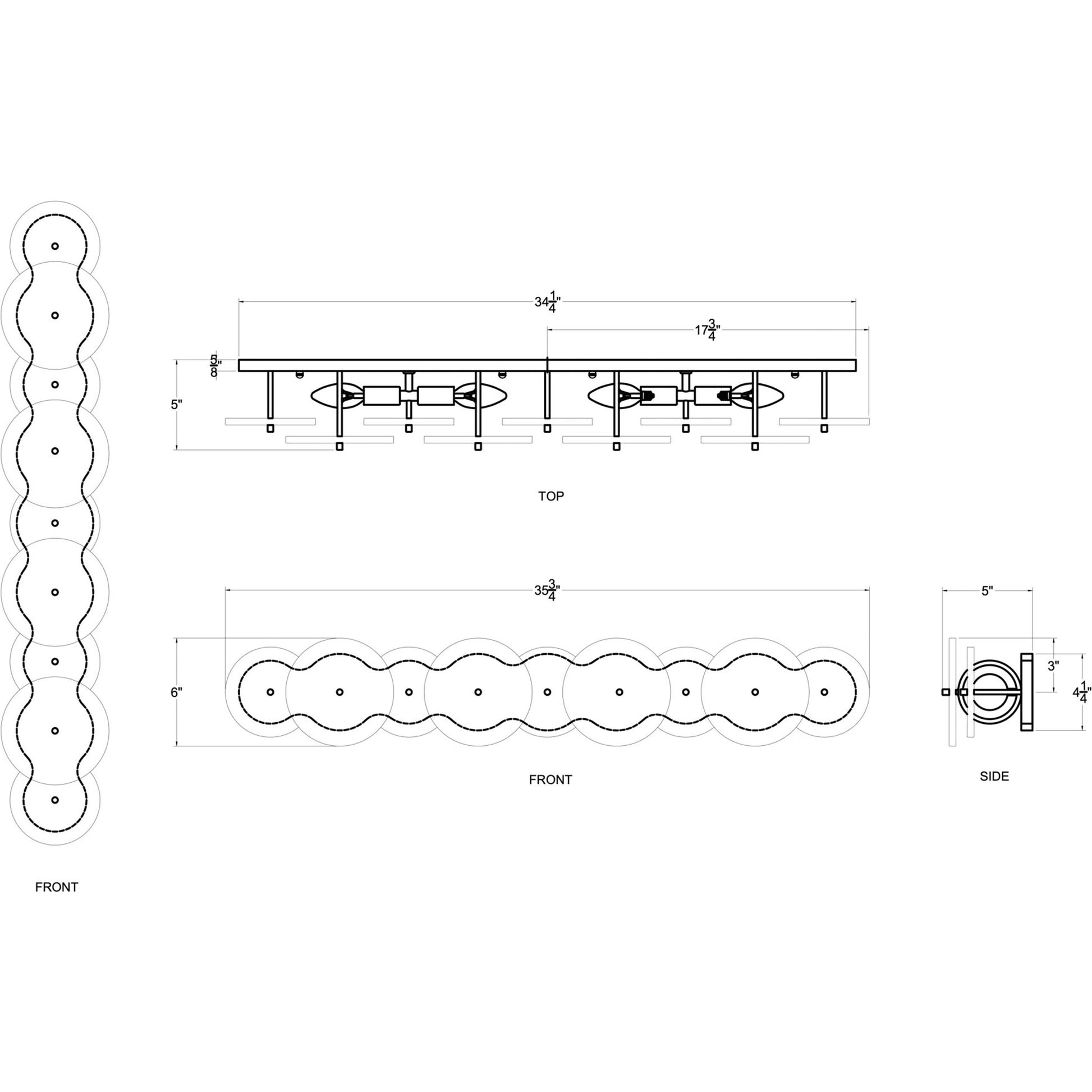 Cosmos Bath Light by Varaluz. Made from unique in a modern style.