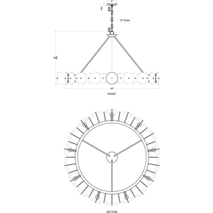 Cosmos Chandelier by Varaluz. Made from unique in a modern style.