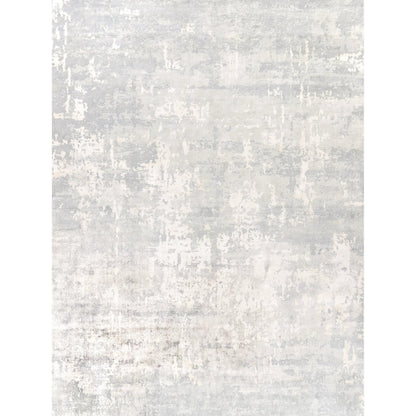Koda 3710 Rug by Exquisite Rugs in silver, gray. Made from bamboo silk in a unique style.