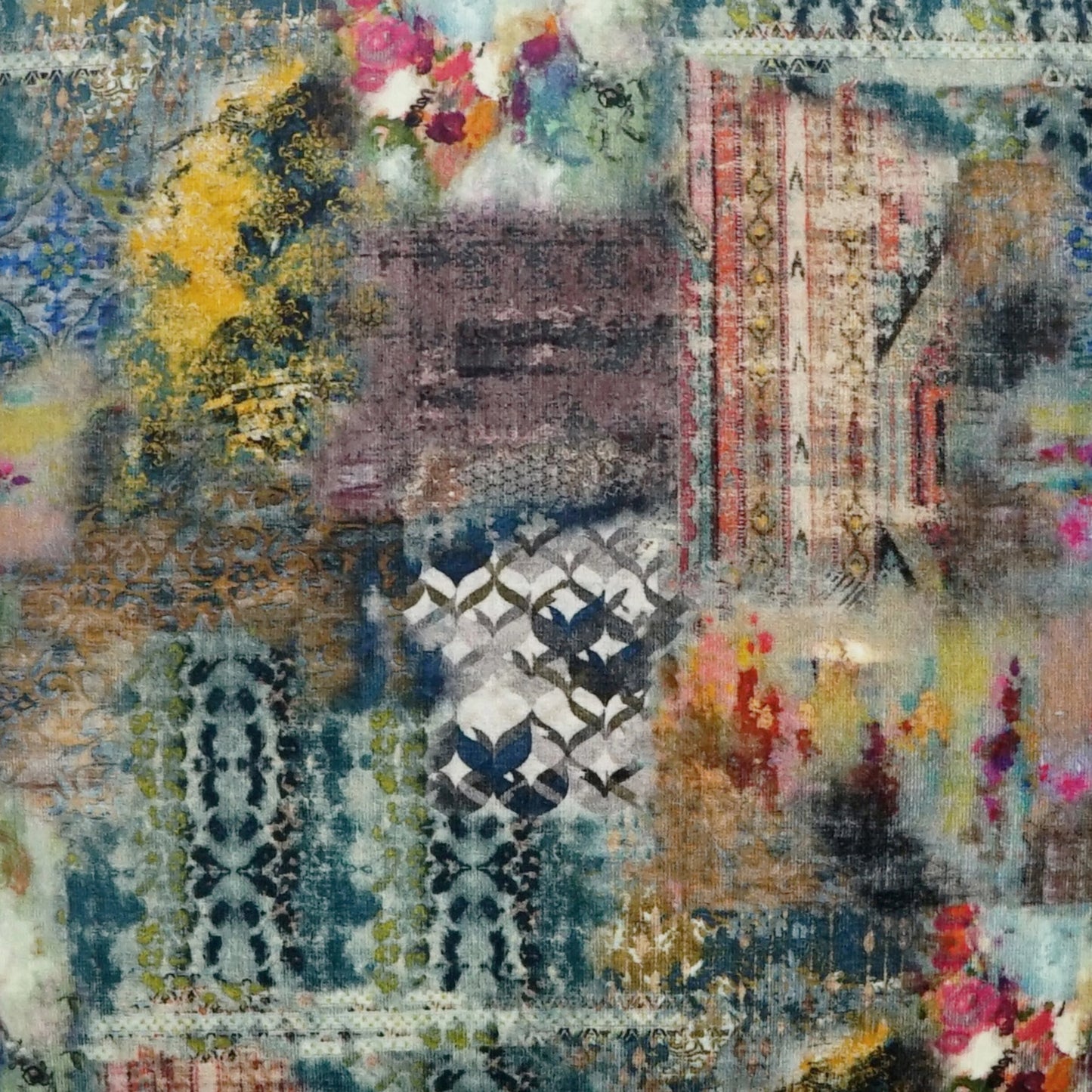 002 SI-2028730 | Additional Silo | Swansong Throw Pillow by DV Kap Home in carnival. Made from 60% cotton, 40% rayon in a modern style.