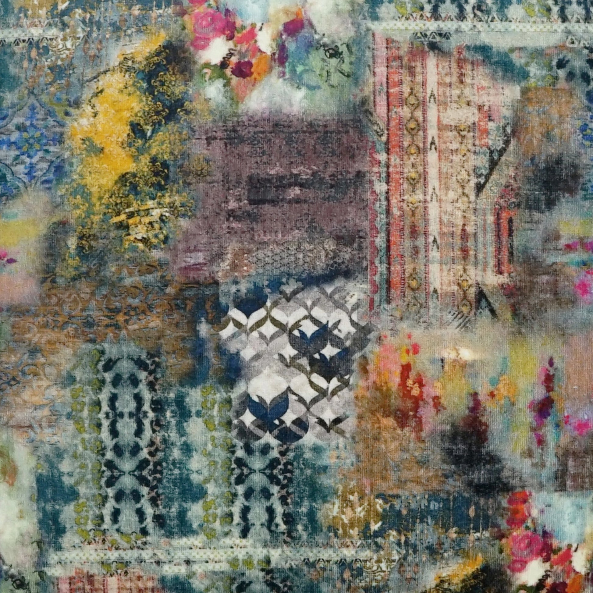 Swansong Throw Pillow by DV Kap Home in carnival. Made from 60% cotton, 40% rayon in a modern style.