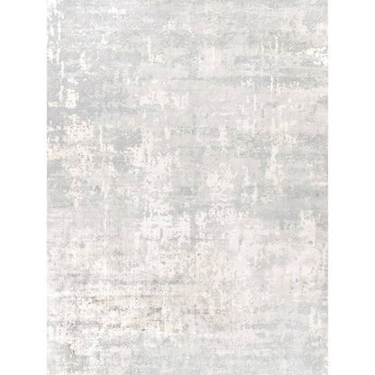 Koda 3710 Rug by Exquisite Rugs in silver, gray. Made from bamboo silk in a unique style.