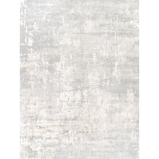 Koda 3710 Rug by Exquisite Rugs in silver, gray. Made from bamboo silk in a unique style.