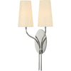 Polished Nickel / 5.00" x 8.5", Cream / 12" x 12" x 24.5"