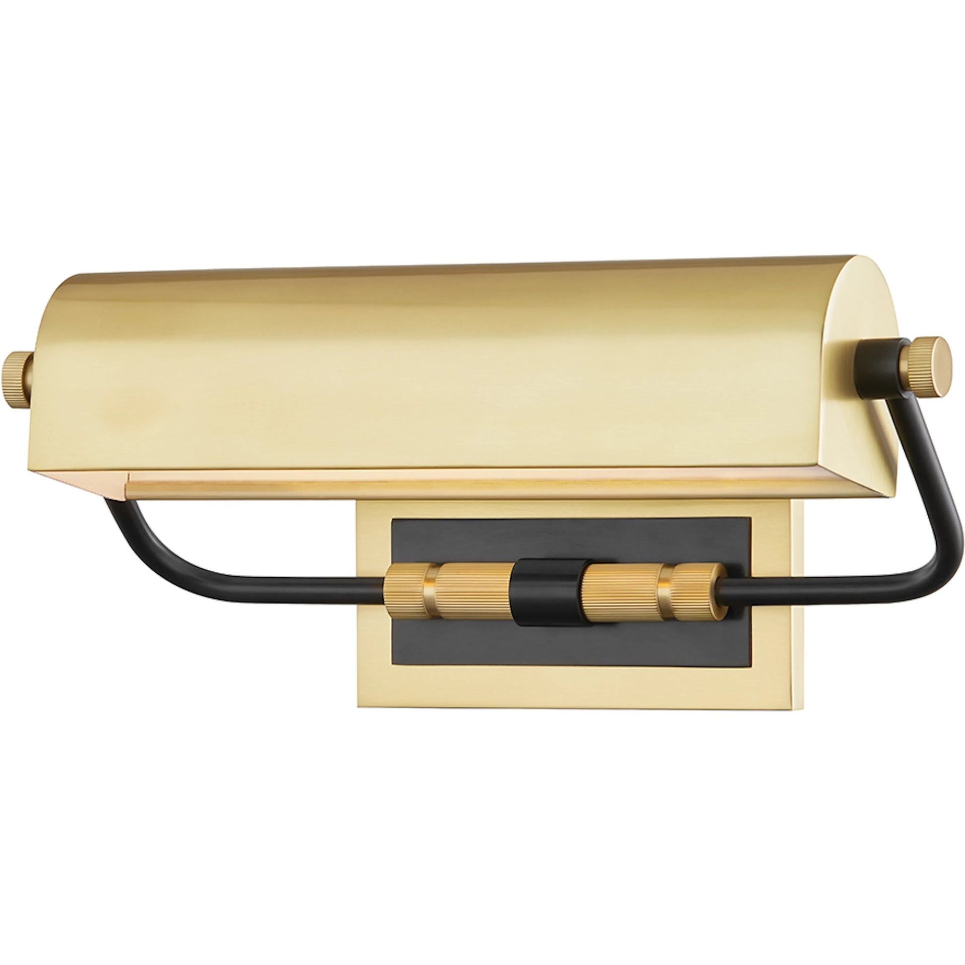 Bowery Picture Light by Hudson Valley in aged old bronze. Made from steel in a transitional style.