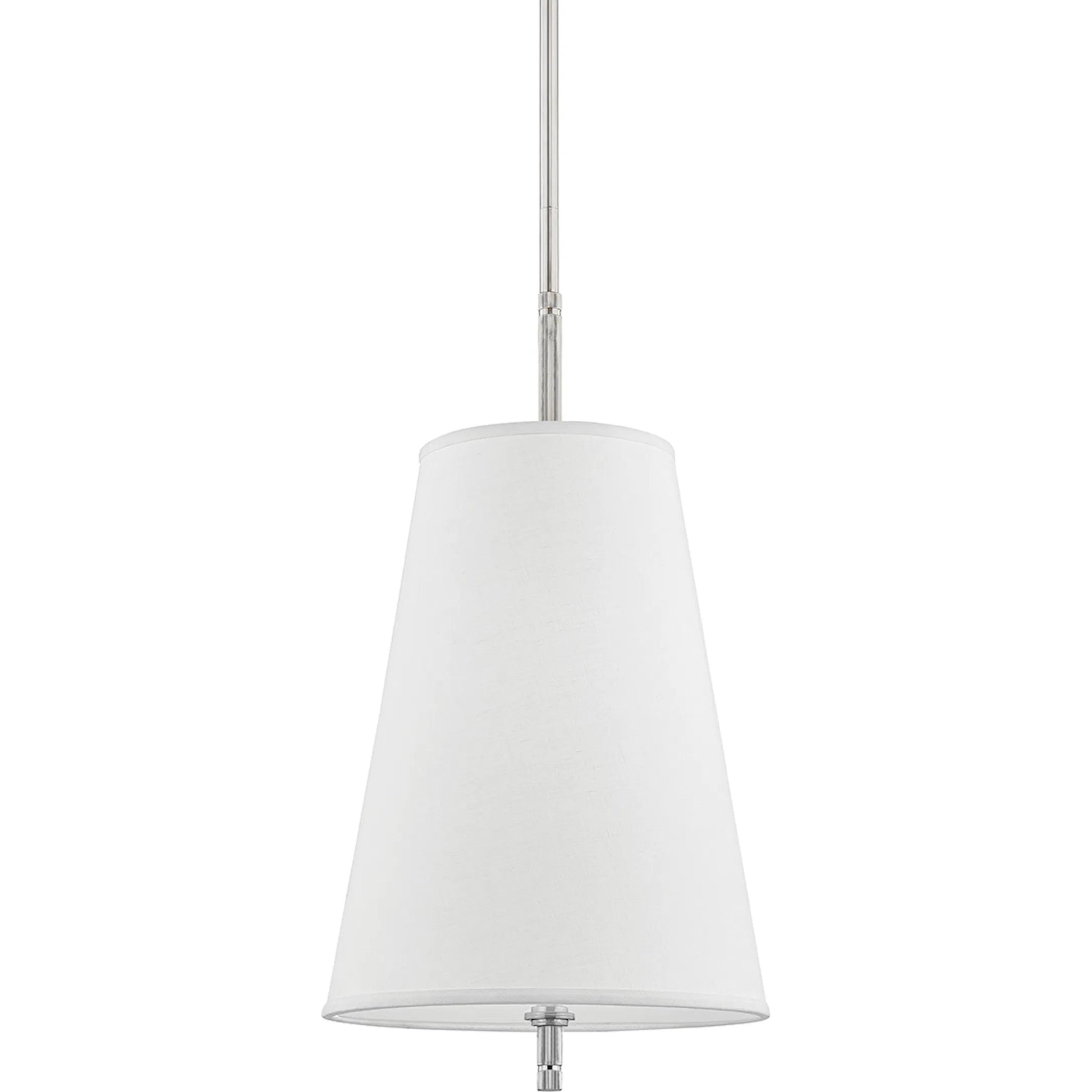 Bowery Pendant by Hudson Valley in aged old bronze. Made from steel in a transitional style.