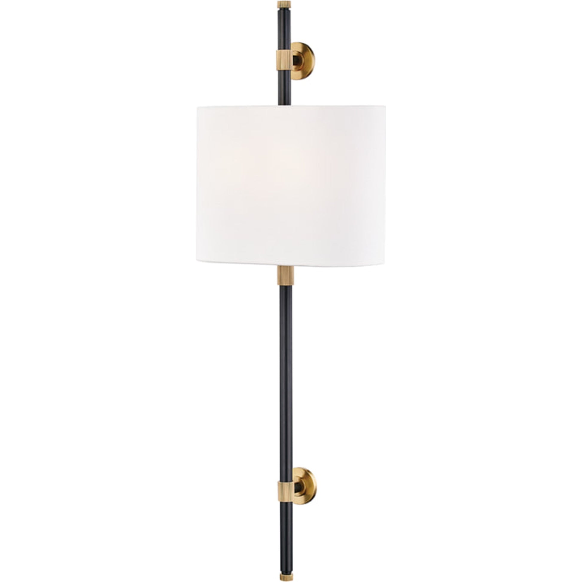 Bowery II Wall Sconce by Hudson Valley. Made from brass in a modern style.
