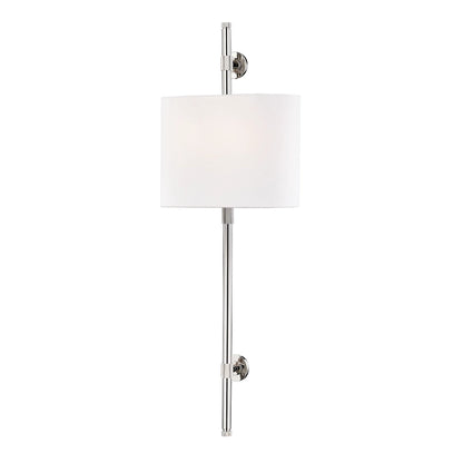 Bowery II Wall Sconce by Hudson Valley. Made from brass in a modern style.