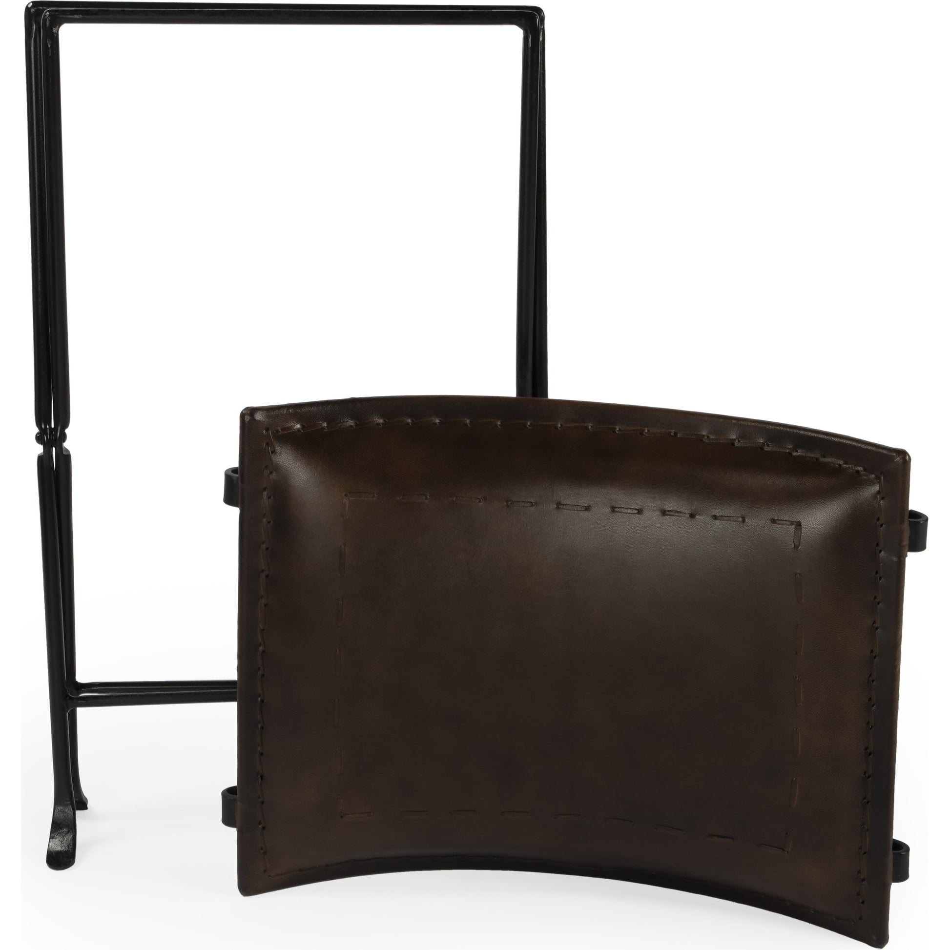 Melton Leather Stool by Butler Specialty Company. Made from unique in a modern style.