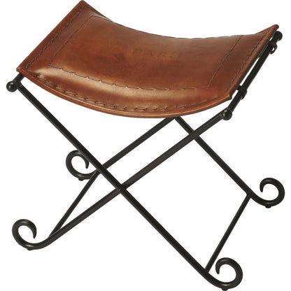 Melton Leather Stool by Butler Specialty Company. Made from unique in a modern style.