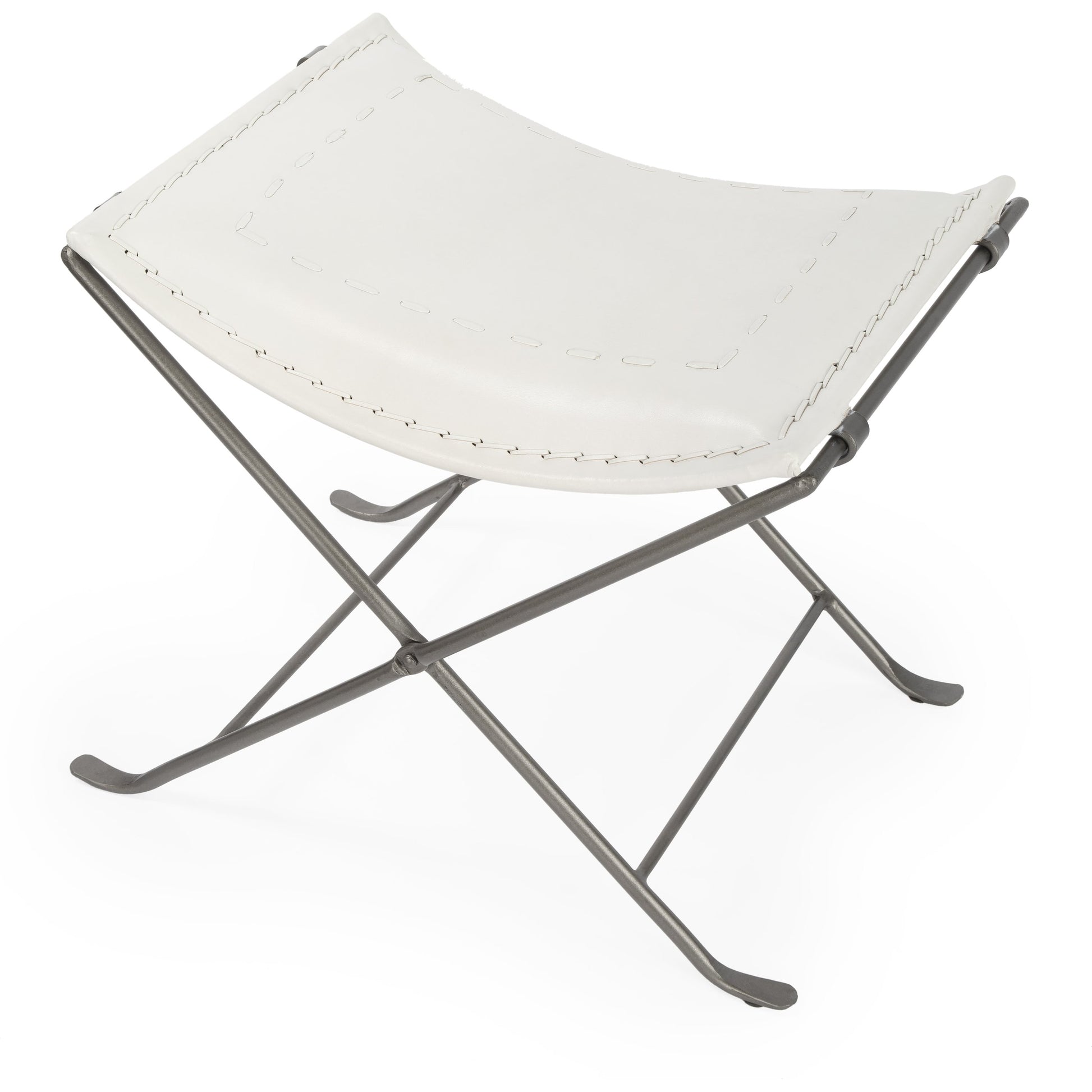 Melton Leather Stool by Butler Specialty Company. Made from unique in a modern style.