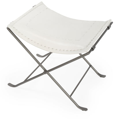 Melton Leather Stool by Butler Specialty Company. Made from unique in a modern style.