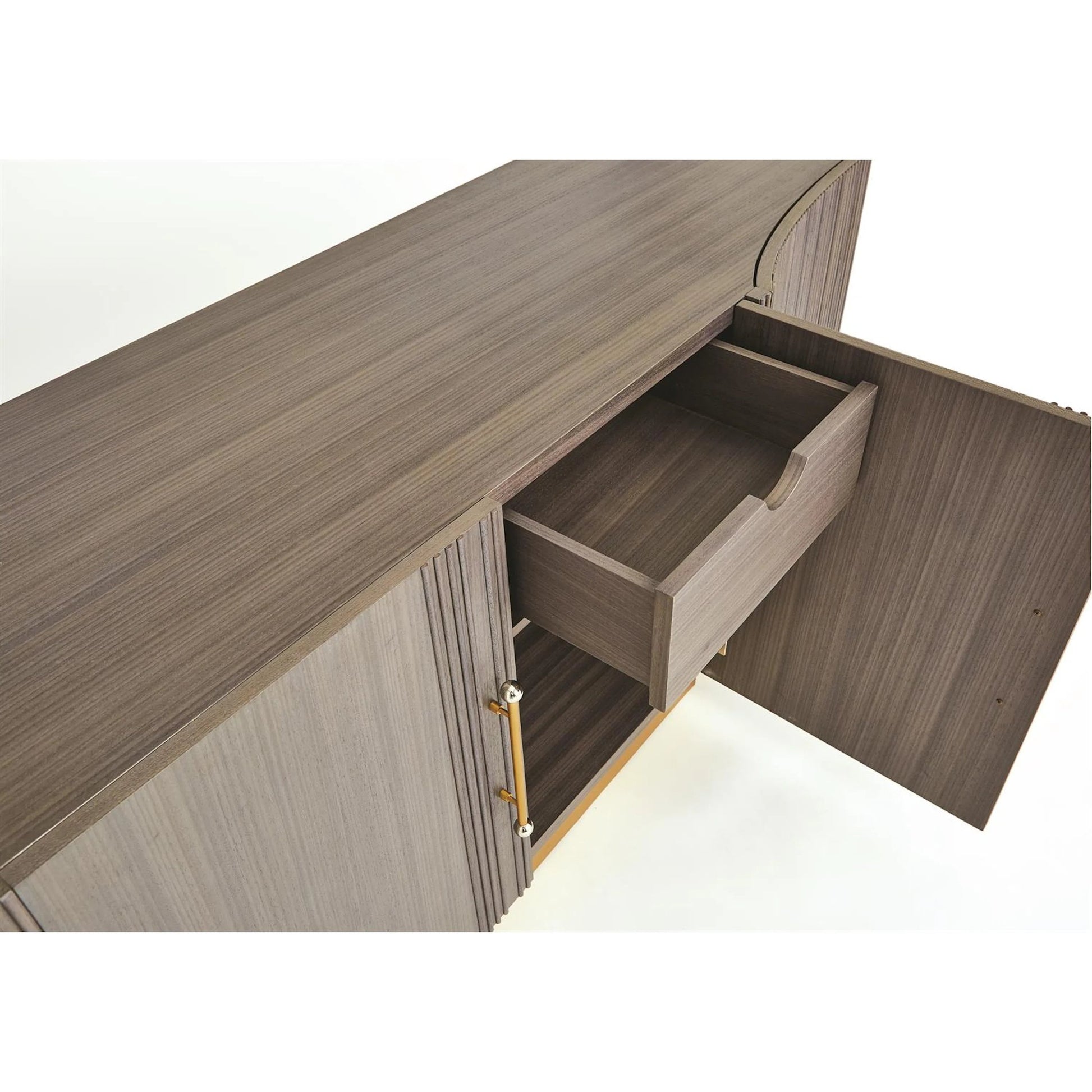 Mayfair Cabinet by Global Views. Made from brass, nickel in a modern style.