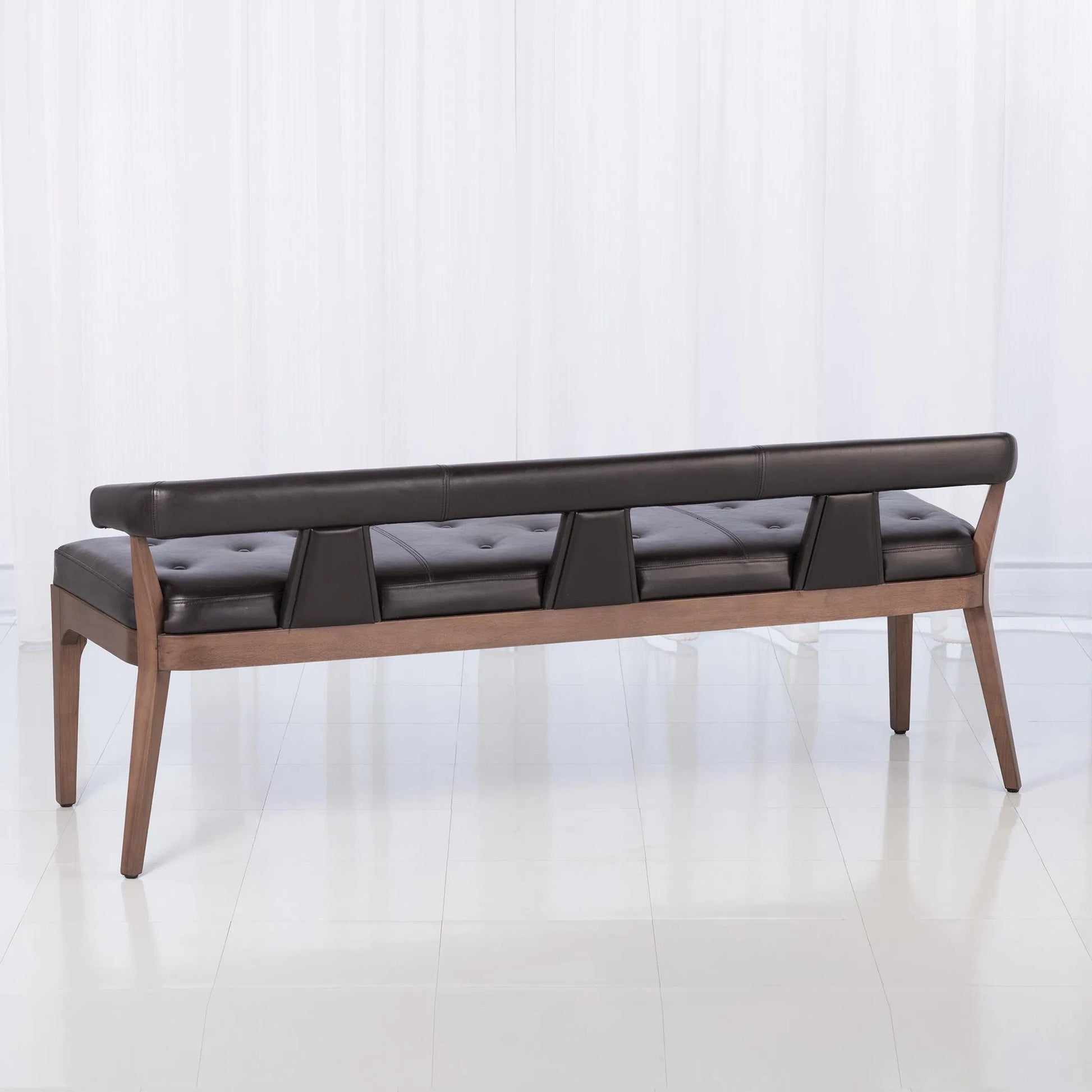 Moderno Bench by Global Views. Made from unique in a modern style.
