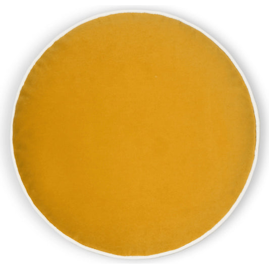 Posh Circle Throw Pillow by DV Kap Home. Made from 100% polyester in a modern style.
