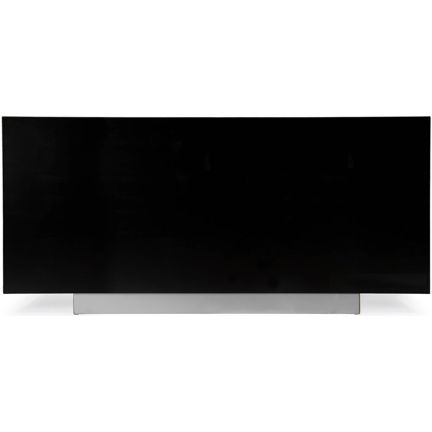 004 SI-2021941 | Additional Silo | Francois Leather Sideboard by Butler Specialty Company in silver. Made from meranti wood solids, mdf, leather, polysuede cloth, stainless steel in a modern style.