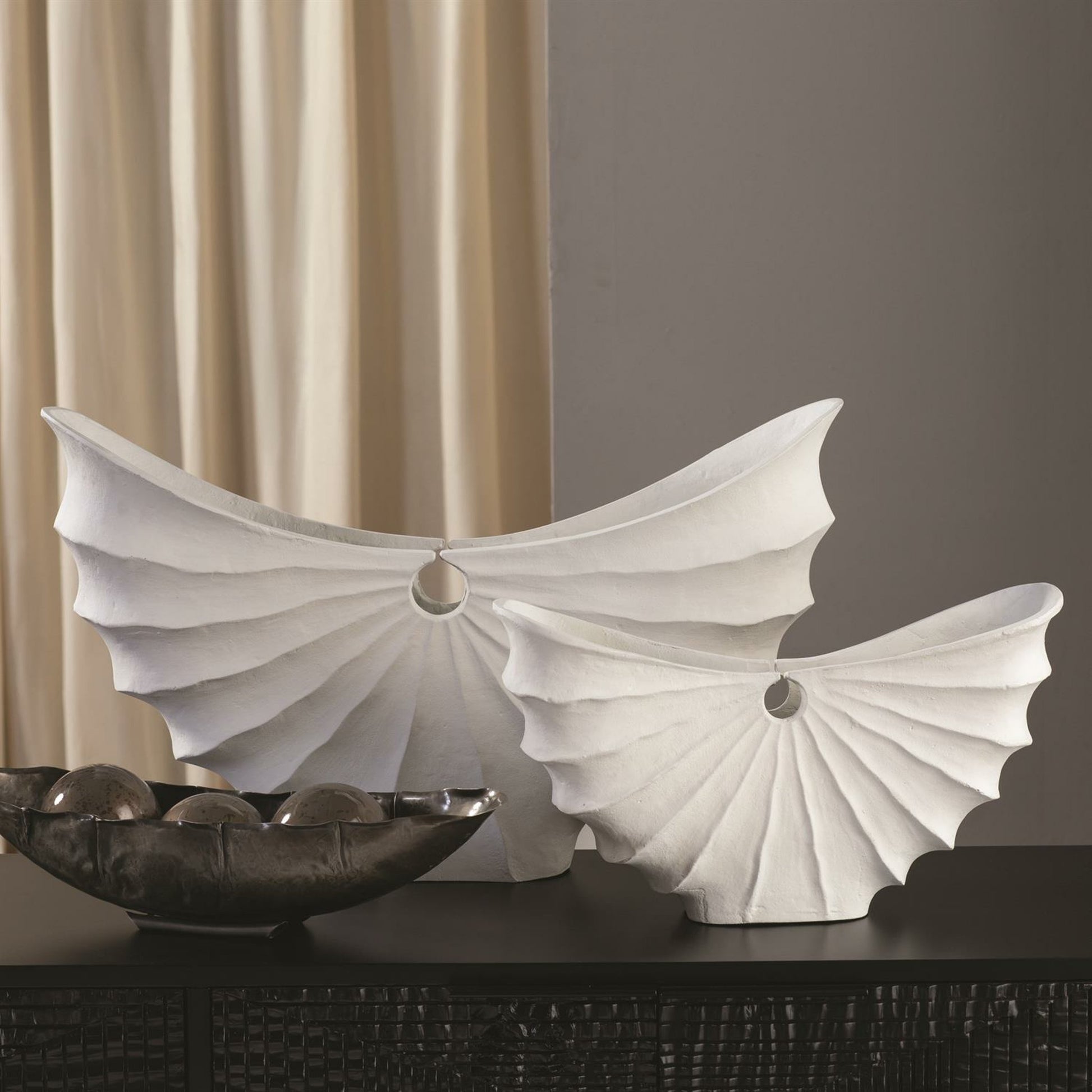 Atlantis Centerpiece by Global Views. Made from cast aluminum in a modern style.