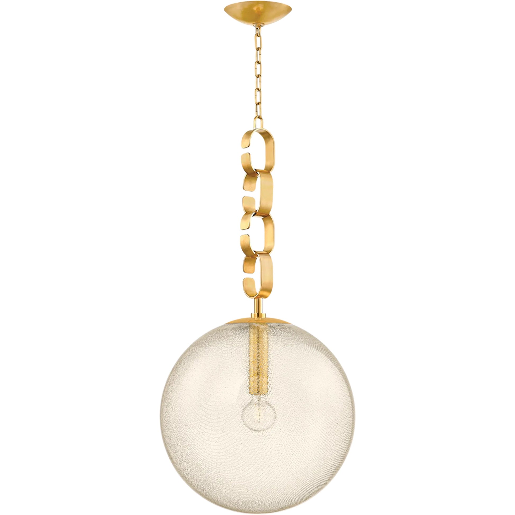 Nessa Pendant by Corbett in vintage brass. Made from brass in a unique style.