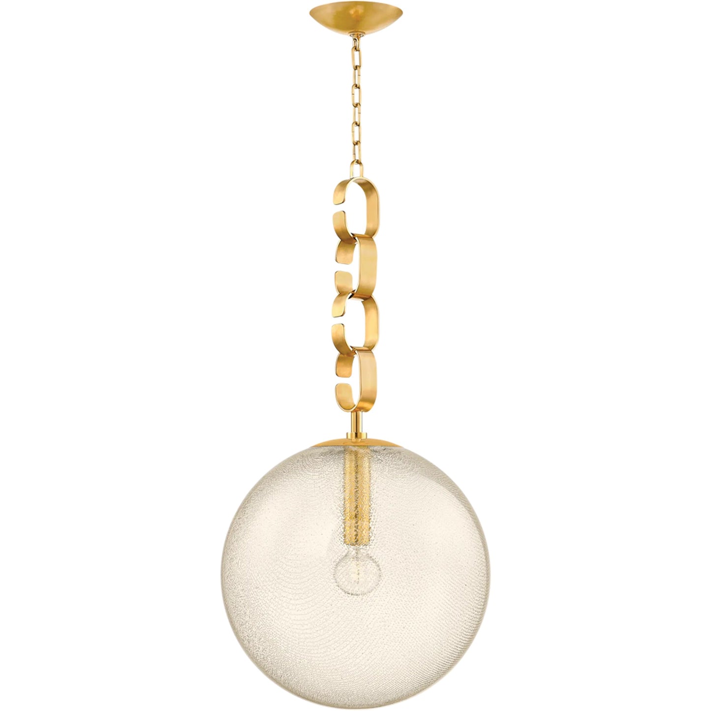 002 SI-2328184 | Additional Silo | Nessa Pendant by Corbett in vintage brass. Made from brass in a unique style.