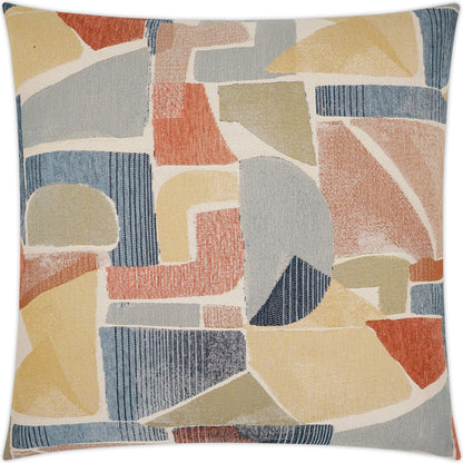 Cayo Pillow by DV Kap Home in multi. Made from 60% polyester, 40% poly chenille in a modern style.