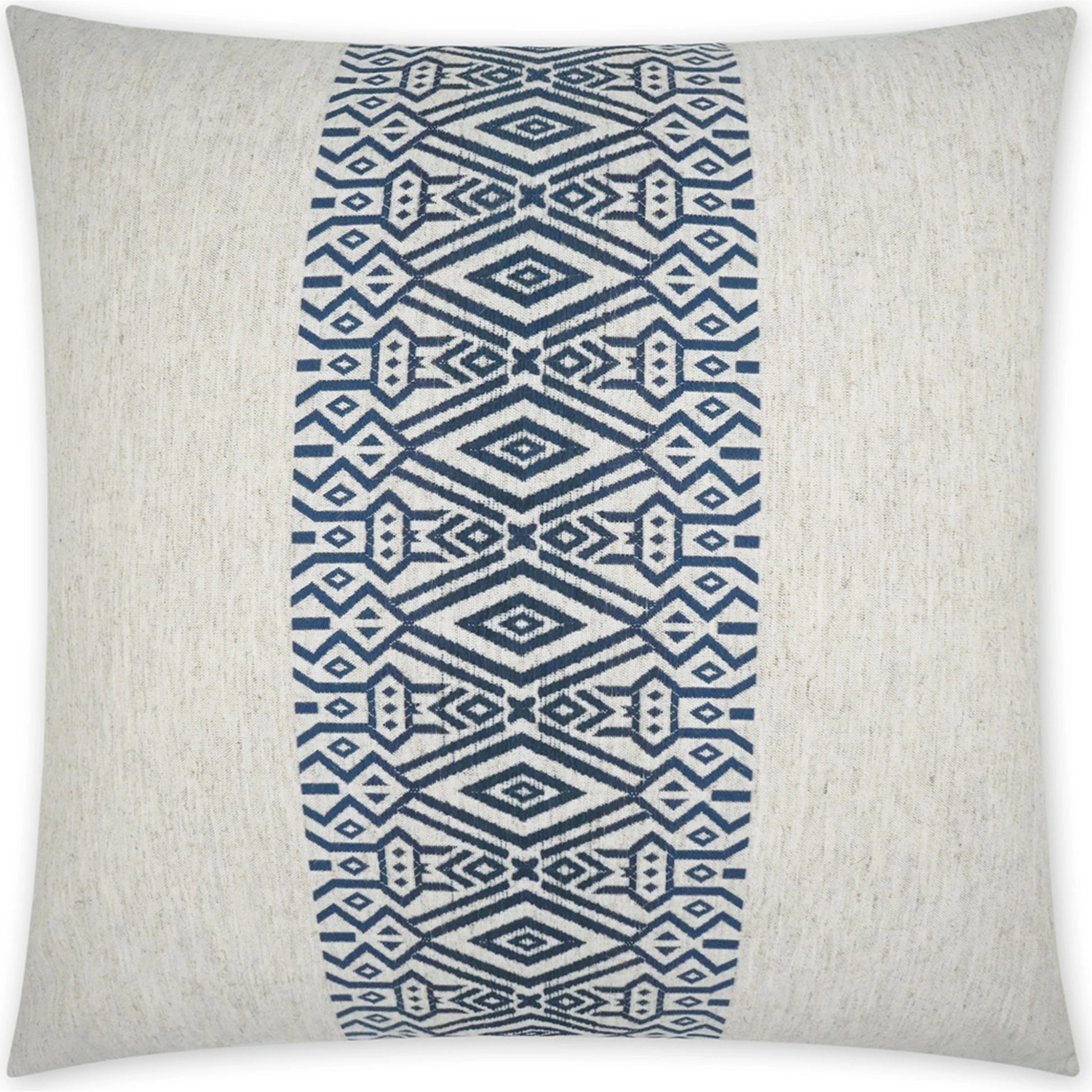 Zinga Throw Pillow by DV Kap Home in twine. Made from 39.27% rayon, 38.75% prcpoly, 11.55% flax, 7.80% cotton, 2.63% polyester in a modern style.