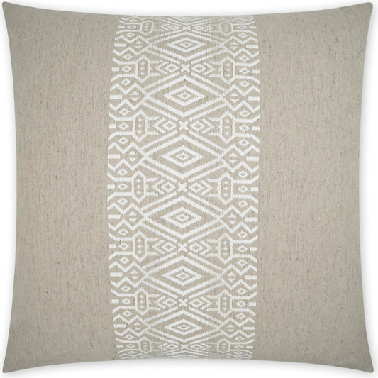 Zinga Throw Pillow by DV Kap Home. Made from 39.27% rayon, 38.75% prcpoly, 11.55% flax, 7.80% cotton, 2.63% polyester in a modern style.