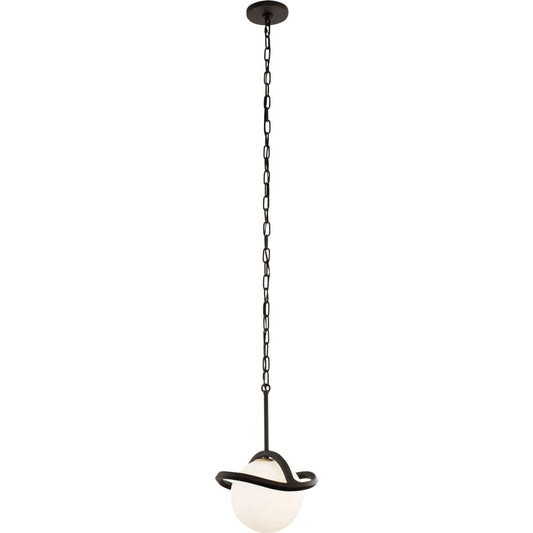 Betty Mini Pendant by Varaluz in carbon black/french gold. Made from unique in a modern style.