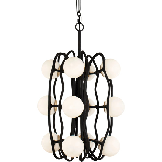 Betty Pendant by Varaluz in carbon black/french gold. Made from unique in a modern style.