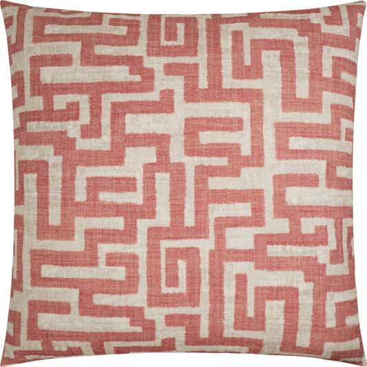 Giotto Pillow by DV Kap Home. Made from 40% poly chenille, 25% cotton, 13% linen, 12% viscose, 10% polyester in a modern style.
