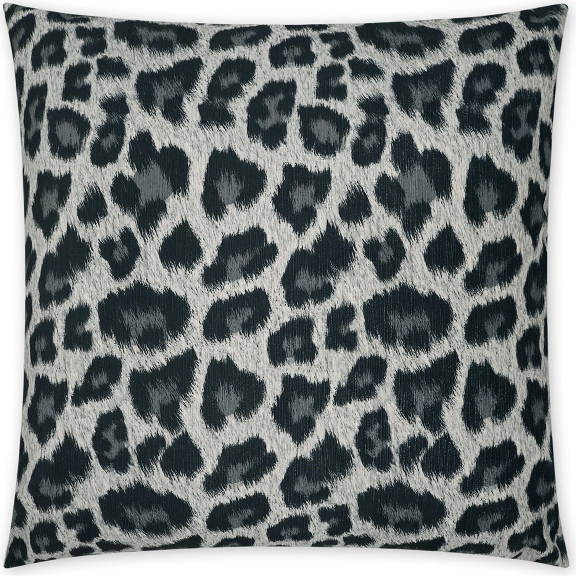Panthera Throw Pillow by DV Kap Home in domino. Made from 100% polyester in a modern style.