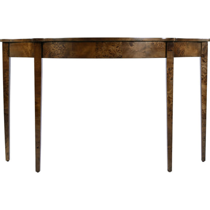 Chester Console Table by Butler Specialty Company in brown. Made from rubberwood, cherry, maple, walnut veneer, mdf, resin in a unique style.