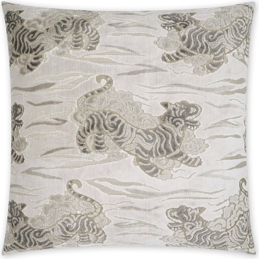 Dynasty Pillow by DV Kap Home in cloud. Made from 55% rayon, 45% polyester in a eclectic & global style.