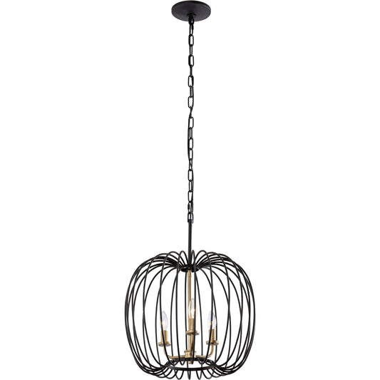 Nico Pendant by Varaluz in carbon black/havana gold. Made from unique in a modern style.