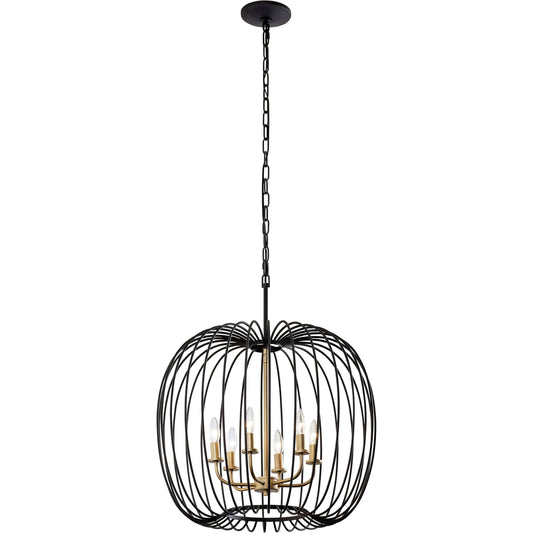 Nico Pendant by Varaluz in carbon black/havana gold. Made from unique in a modern style.