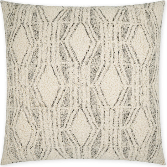 Faux Show Pillow by DV Kap Home in ivory. Made from 100% polyester in a modern style.