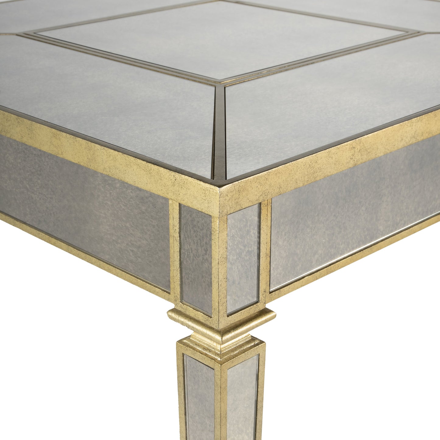 007 S-242458 | Additional Silo | Celeste Mirrored Game Table by Butler Specialty Company in silver and mirror. Made from poplar hardwood solids, mdf in a traditional style.