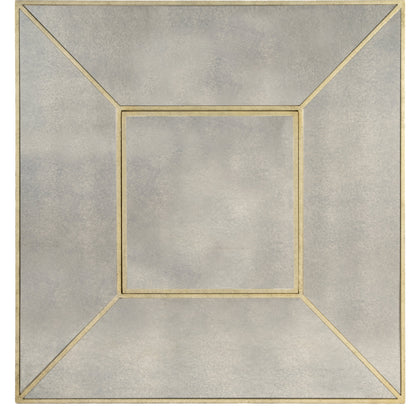Celeste Mirrored Game Table by Butler Specialty Company in silver and mirror. Made from poplar hardwood solids, mdf in a traditional style.