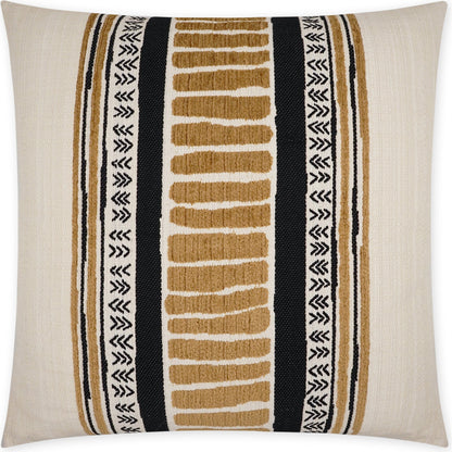 Cholula Pillow by DV Kap Home in black. Made from 56.10% cotton, 16.52% poly(uv), 13.86% rayon, 18.52% polyester in a modern style.