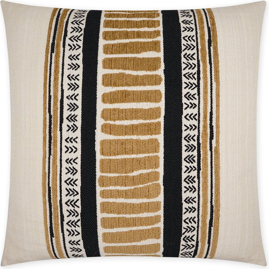 Cholula Pillow by DV Kap Home in black. Made from 56.10% cotton, 16.52% poly(uv), 13.86% rayon, 18.52% polyester in a modern style.