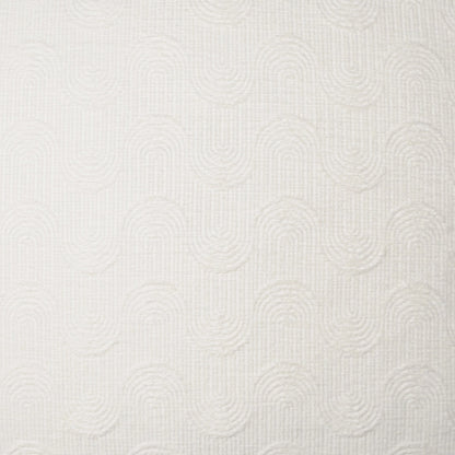 Eisen Pillow by DV Kap Home in white. Made from 73.33% polyester, 26.67% cotton in a modern style.