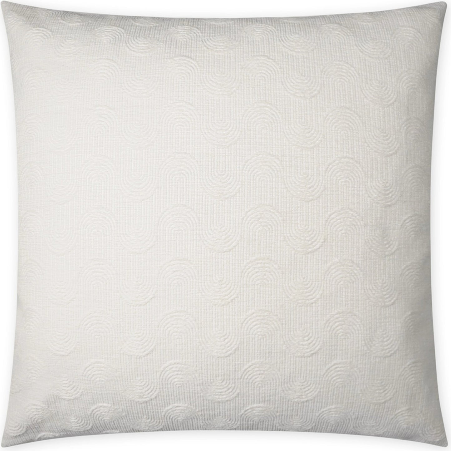001 SI-2027778 | Additional Silo | Eisen Pillow by DV Kap Home in white. Made from 73.33% polyester, 26.67% cotton in a modern style.
