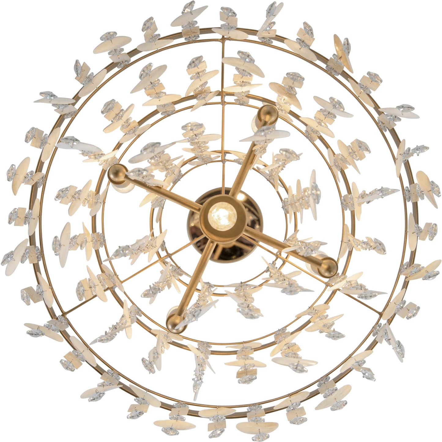 008 SI-2445099 | Additional Silo | Kalani Chandelier by Varaluz in french gold. Made from unique in a traditional style.