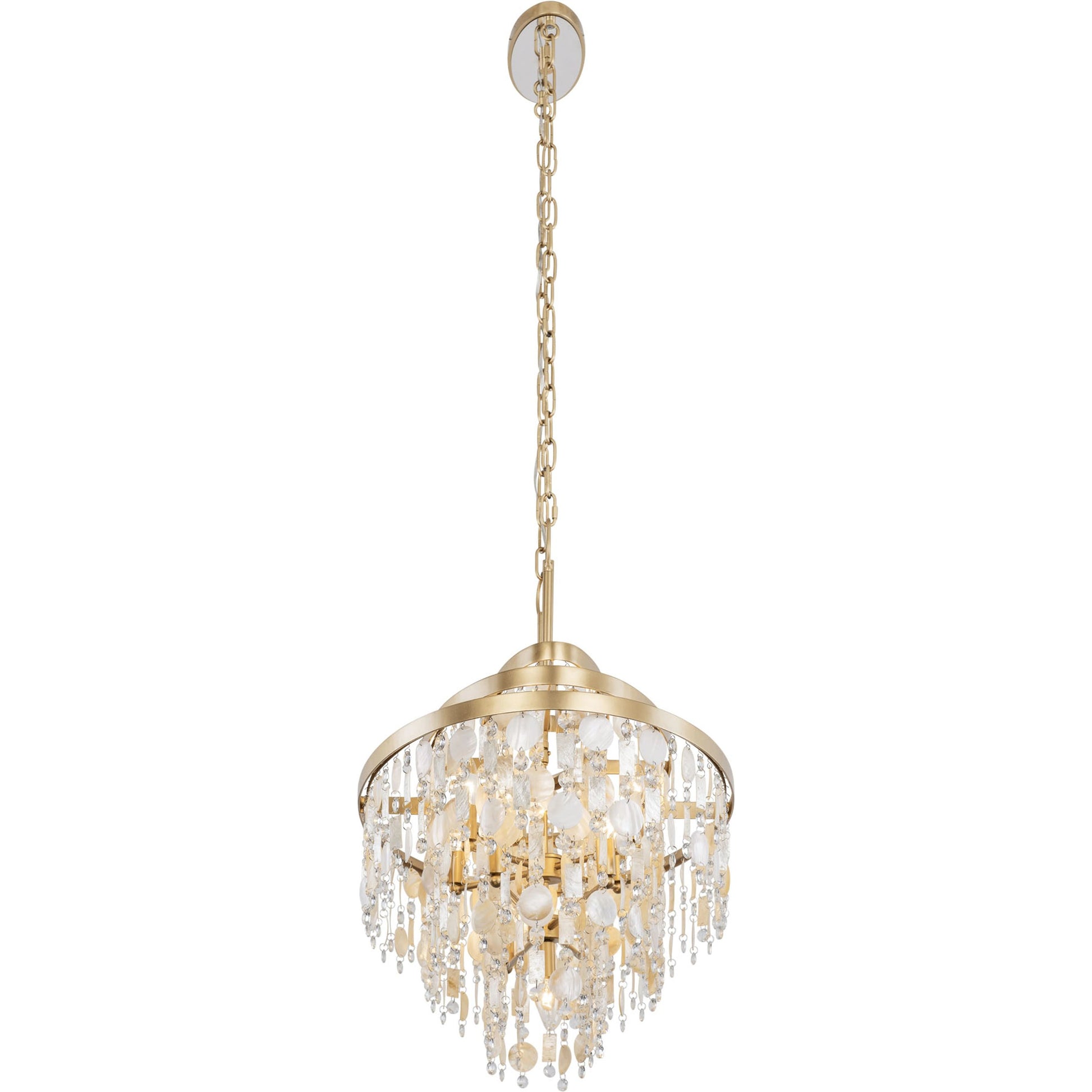 Kalani Linear Pendant by Varaluz in french gold. Made from unique in a traditional style.