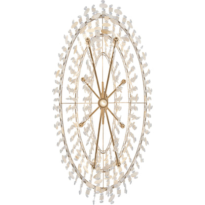 Kalani Linear Pendant by Varaluz in french gold. Made from unique in a traditional style.