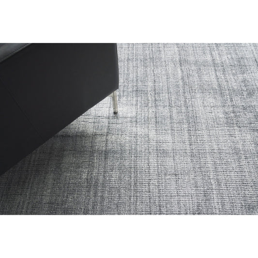 Robin Rug - Charcoal by Exquisite Rugs in charcoal. Made from bamboo silk, wool in a unique style.